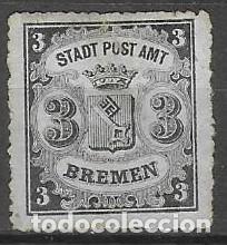 Timbres: SELLO USADO DE BREMEN 1866, YT 1