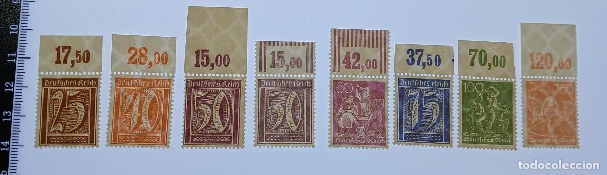 Briefmarken: Alemania 1921 Serie WZ2 MNH OR W/P