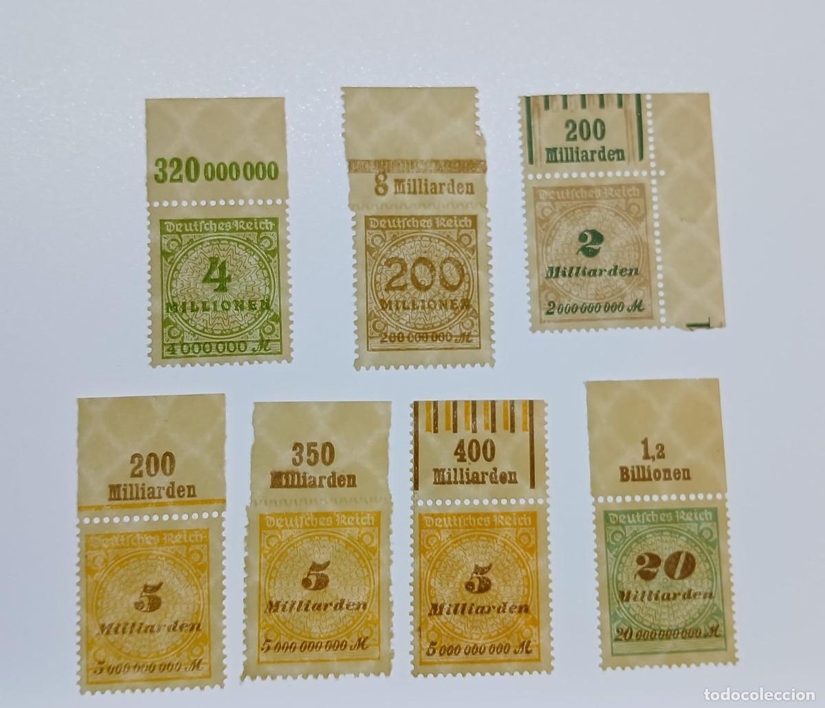 Stamps: Alemania 1923 MNH OR W/P