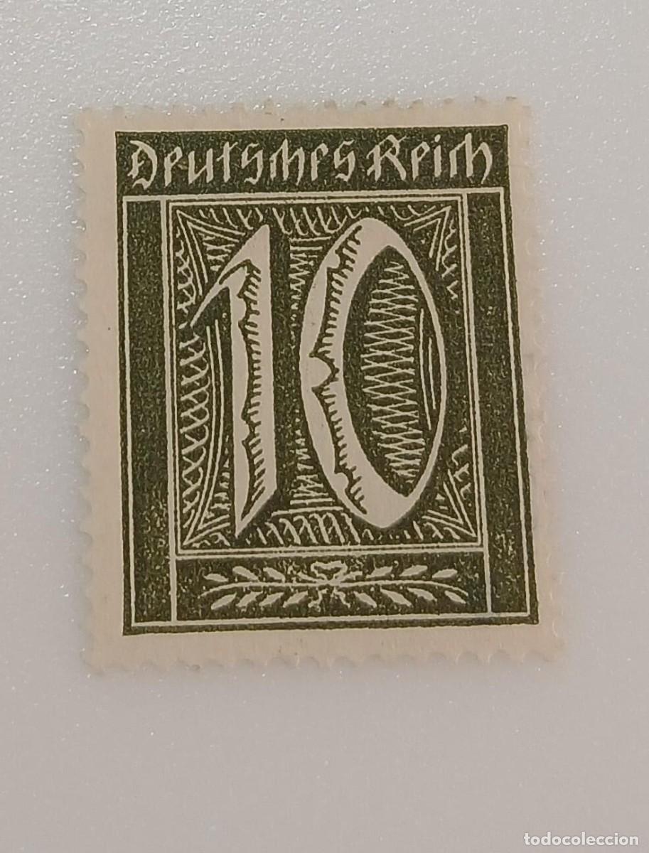 Stamps: Alemania 1921 M159b COLOR RARO FIRMADO BPP