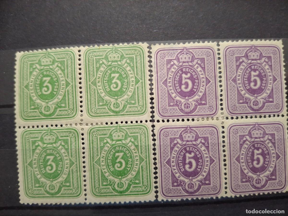 Stamps: HB1700 GRANDES SERIES MUNDIALES ALEMANIA IMPERIO Michel 39/40 v.c. 40 &euro;