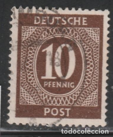 Briefmarken: ALEMANIA - ZONA ANGLOAMERICANA // YVERT 8 // 1946 ... USADO