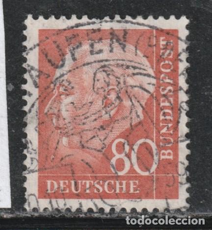 Selos: ALEMANIA FEDERAL // YVERT 128 A // 1957 ... USADO