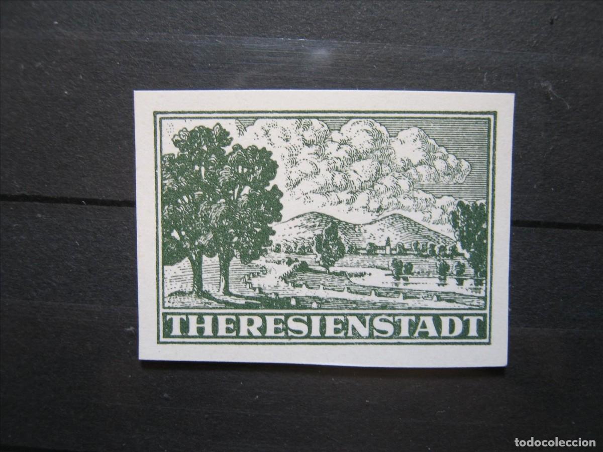 Timbres: ALEMANIA CAMPO DE CONCENTRACI&Oacute;N DE THERESIENSTADT SELLO DE PAQUETES MNH** SIN CHARNELA LUJO.