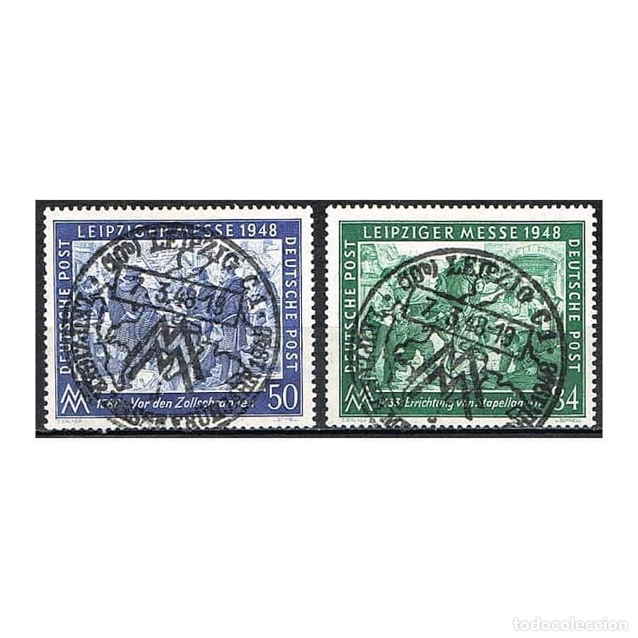 Selos: Alemania 1948 [SLL] Trizona. Serie Feria de primavera de Leipzig (CTO)