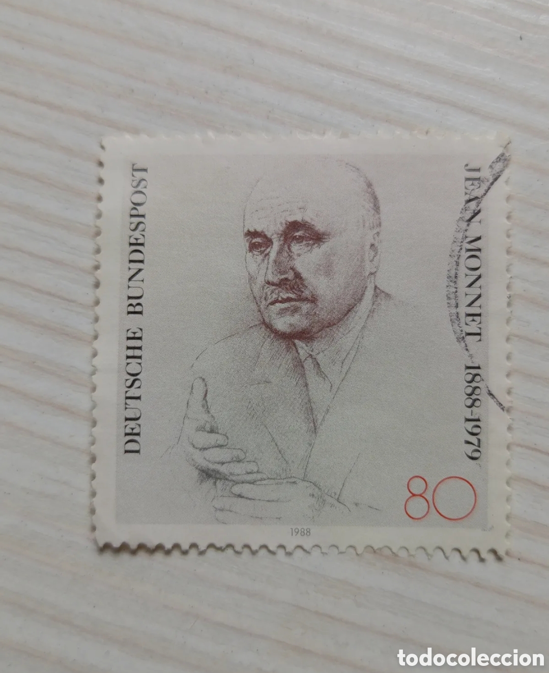 Timbres: sello de correos alem&aacute;n de 1988