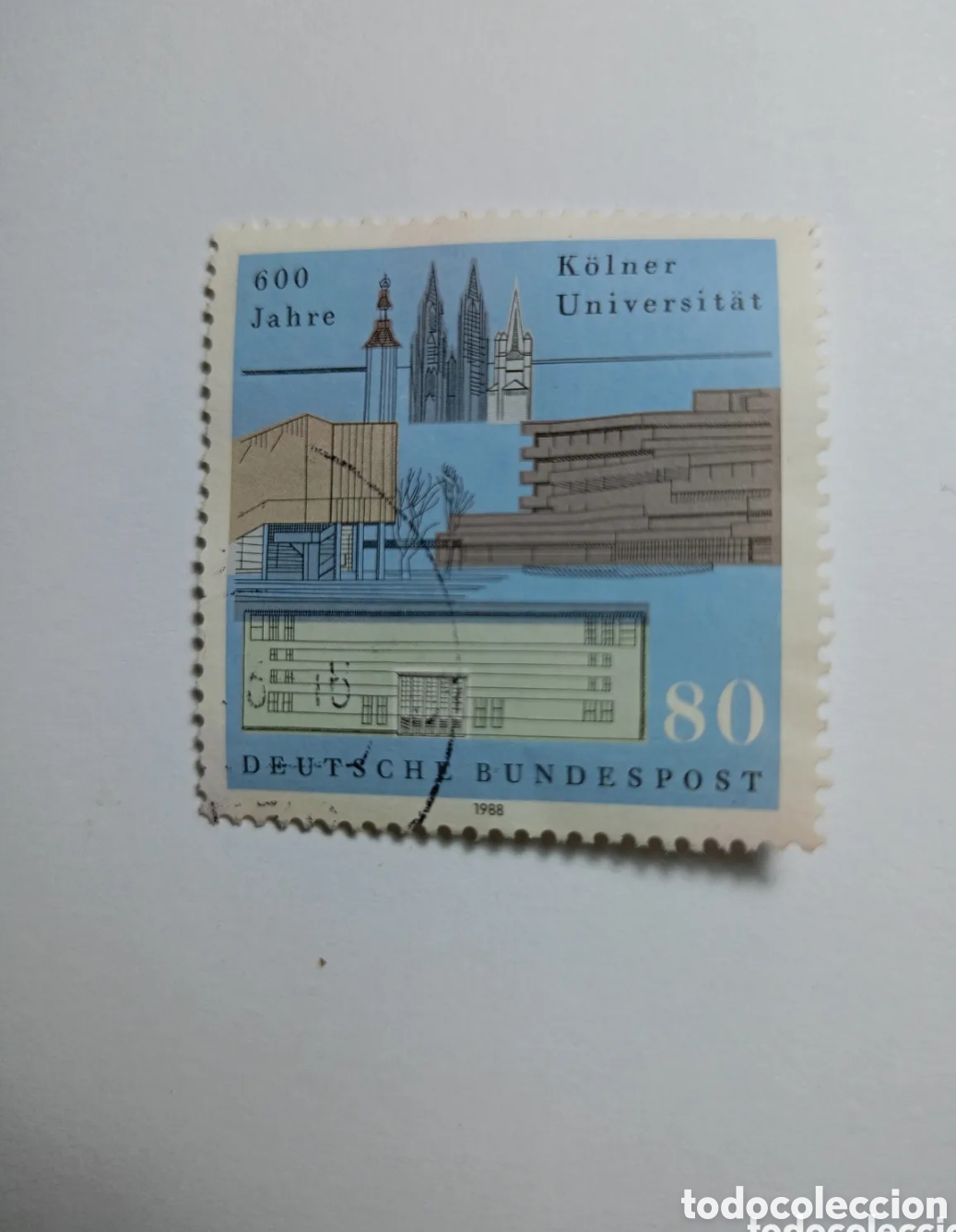 Timbres: sello postal de Alemania Occidental (Deutsche Bundespost) conmemora el 600 aniversario de la Univers