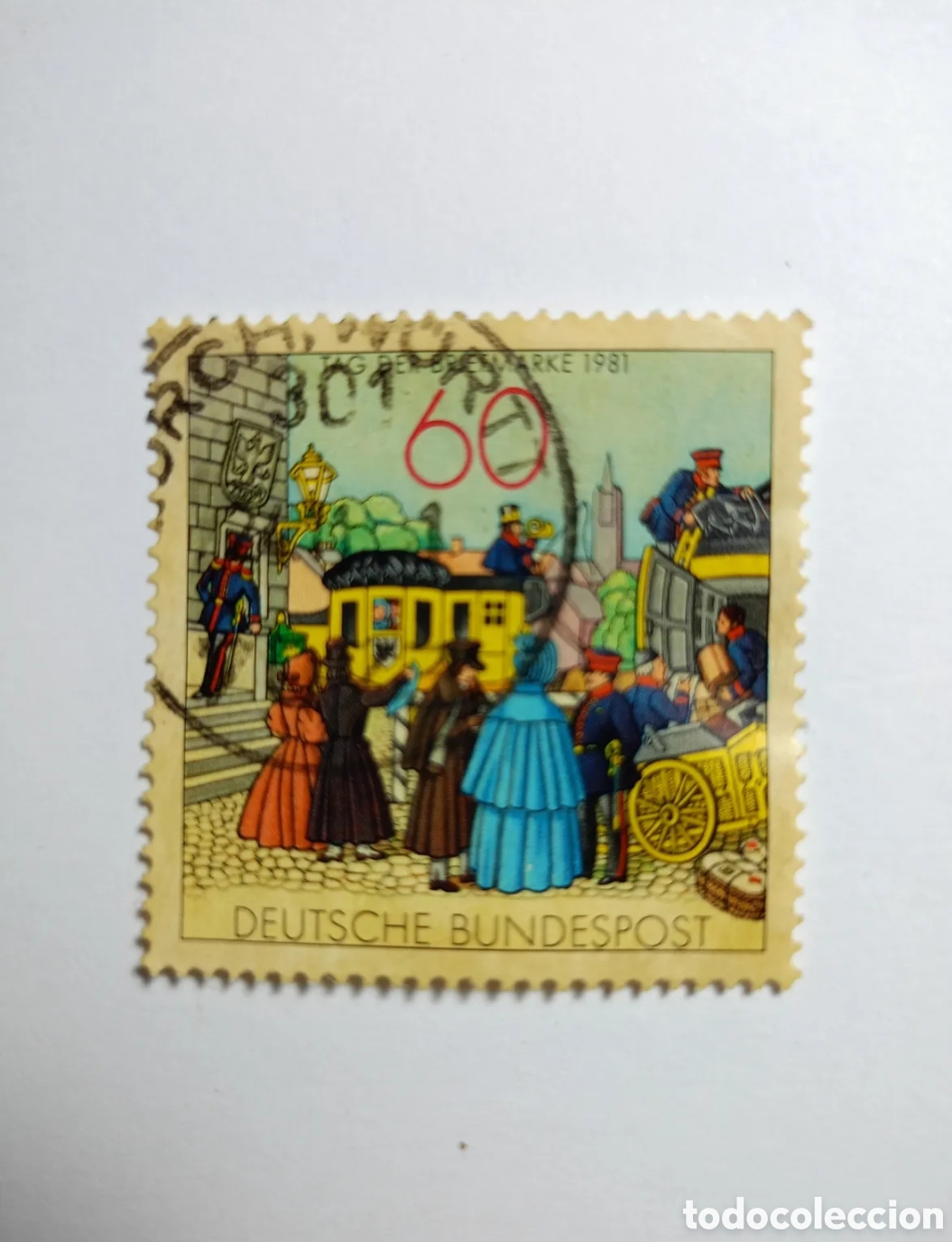 Briefmarken: sello es de la Rep&uacute;blica Federal de Alemania, emitido en 1981 para el &rdquo;D&iacute;a del Sello&rdquo; (Tag der Brief