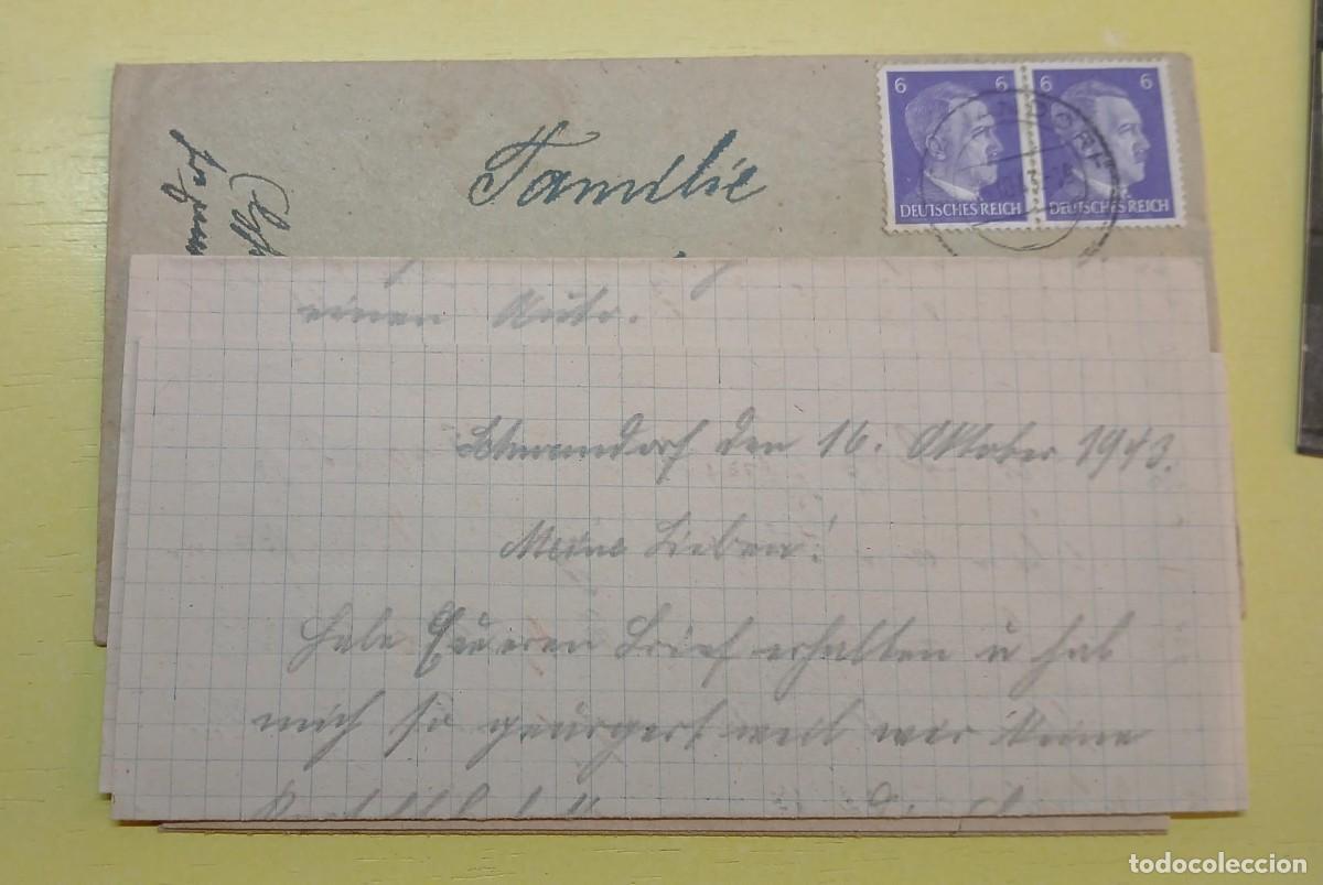 Briefmarken: Sobre con contenido 16/10/1943