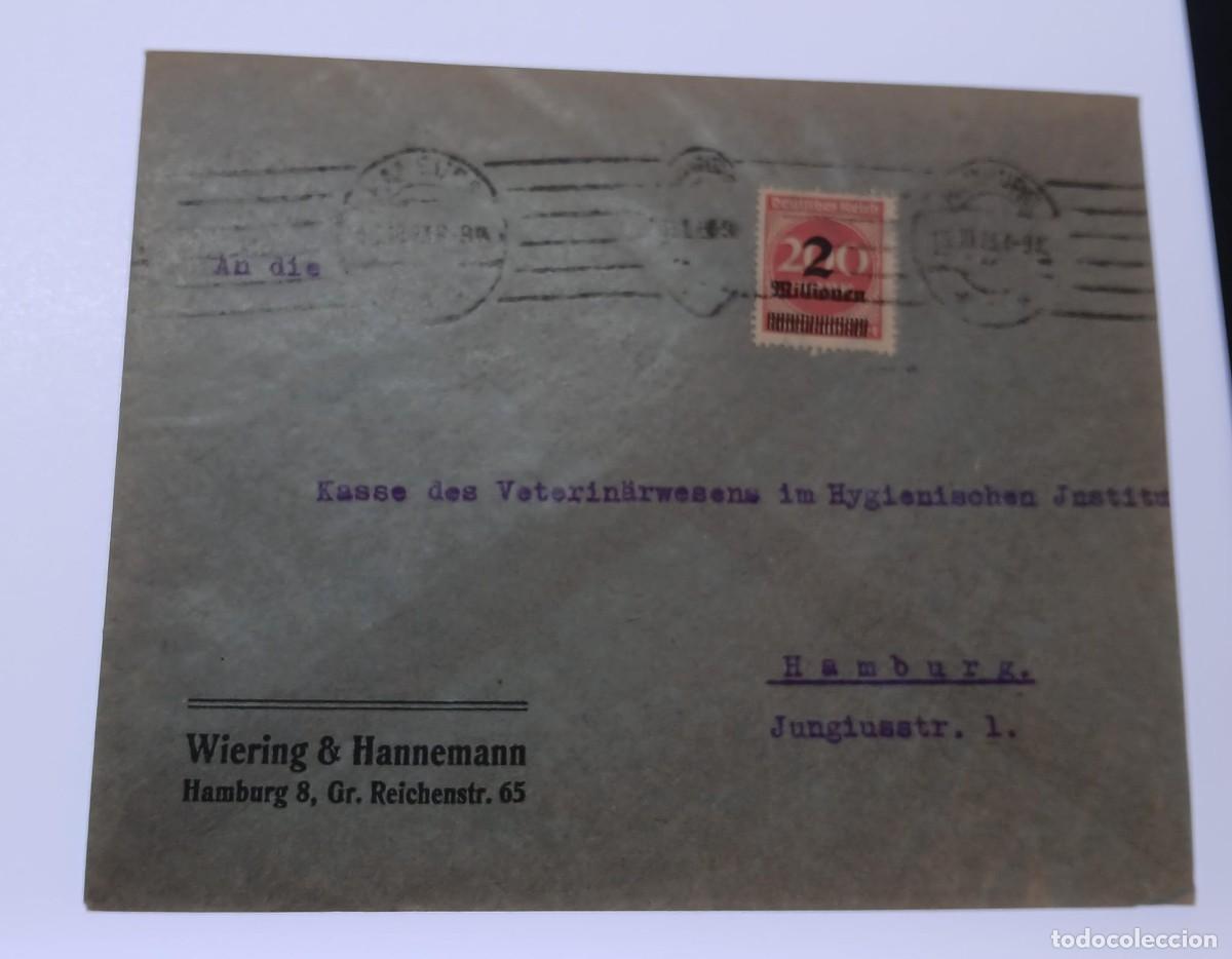 Briefmarken: Sobre firmado BPP e InflaBERLIN M309APb
