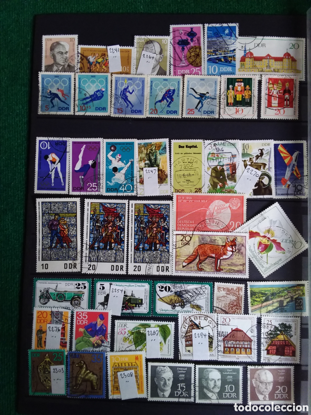 Timbres: VARIADO RESTO DE COLECCI&Oacute;N ALEMANIA DDR