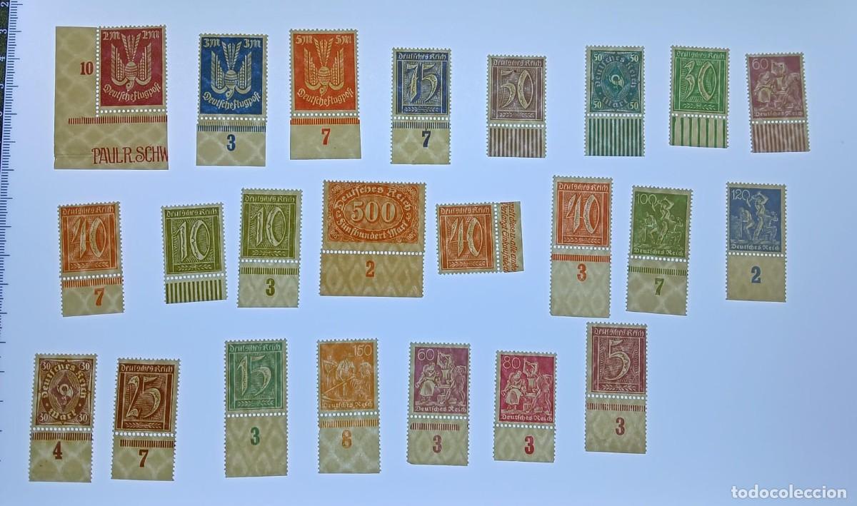 Stamps: Lote sellos MNH con borde inferior
