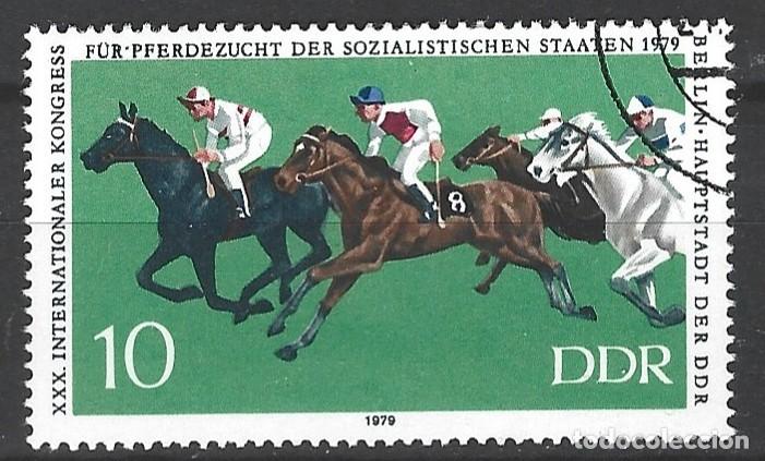Briefmarken: ALEMANIA ORIENTAL - XXX. CONGRESO INTERNACIONAL DE CR&Iacute;A DE CABALLOS DE LOS PA&Iacute;SES SOCIALISTAS - USO