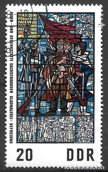 Briefmarken: ALEMANIA ORIENTAL - MEMORIAL DE SACHSENHAUSEN - SELLADO CON ADHESIVO