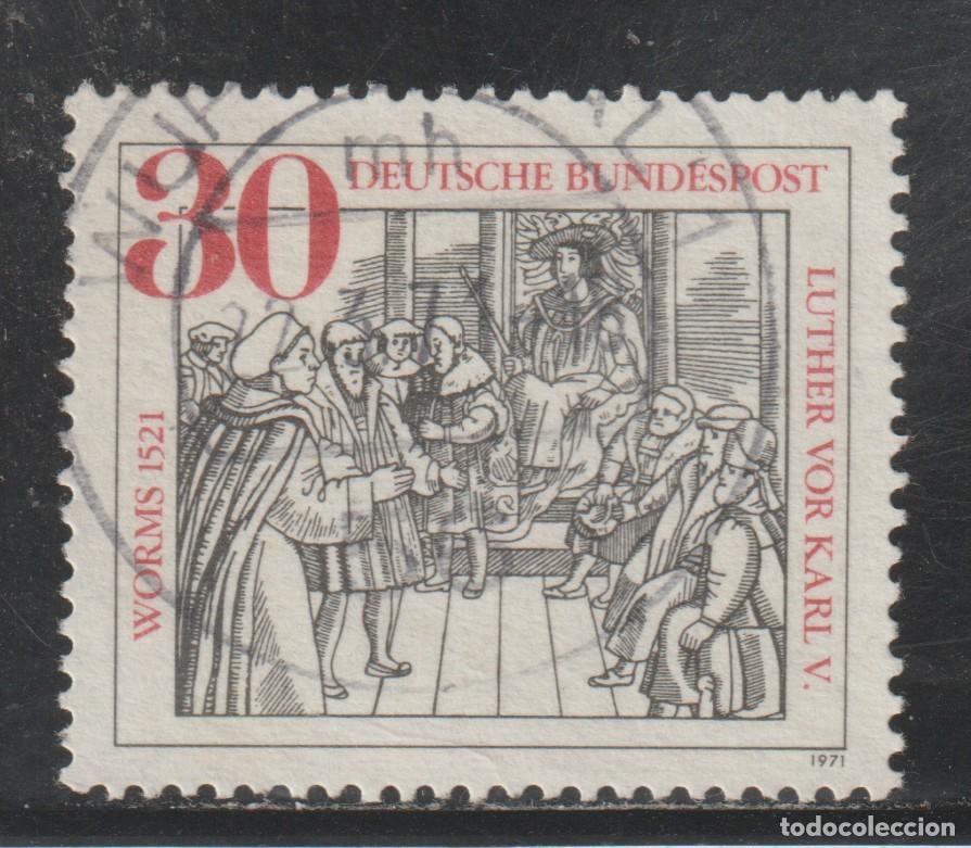 Selos: ALEMANIA FEDERAL // YVERT 533 // 1971 ... USADO