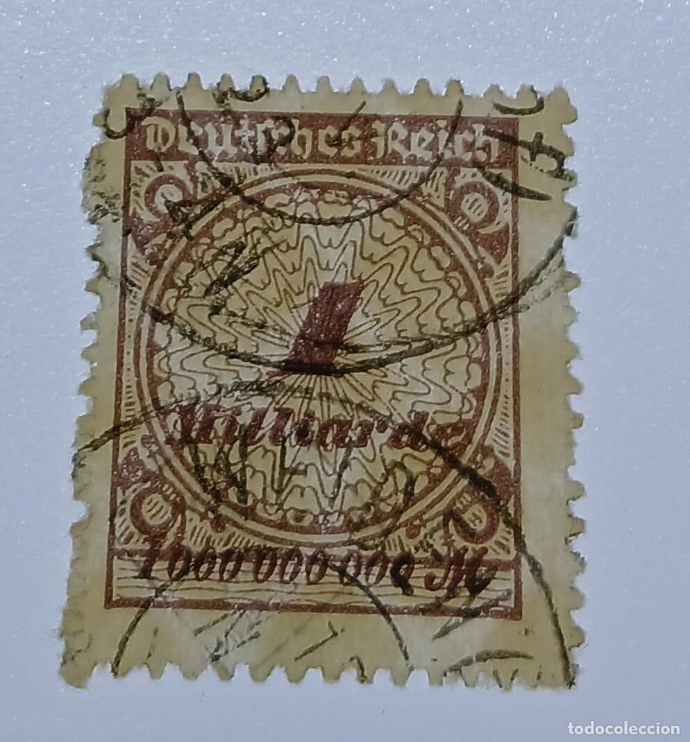 Sellos: Alemania 1923 Dentado tipo B M325BP Firmado InflaBerlin