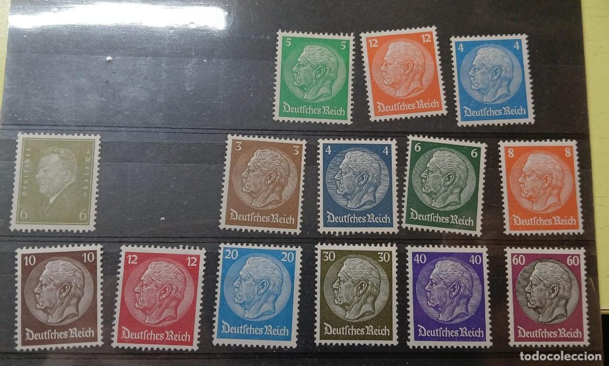 Sellos: Alemania 1932-33 CON BISAGRA MH