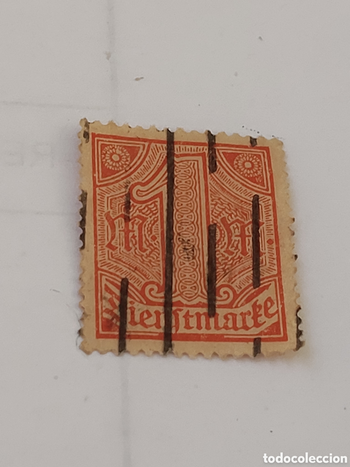 Sellos: Sello alem&aacute;n republica de Weimar servicio oficial 1920-21
