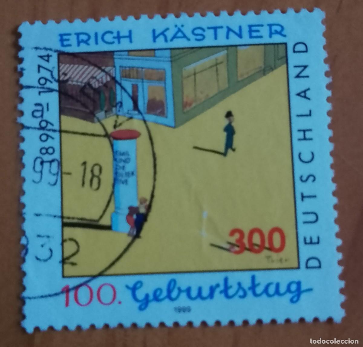 Selos: ALEMANIA - V/F 100 - A&Ntilde;O 1999 - ERICH K&Auml;STNER, LITERATO - VER DESCRIPCI&Oacute;N