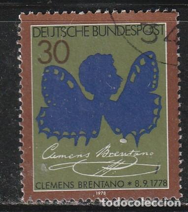 Briefmarken: ALEMANIA FEDERAL // YVERT 825 // 1978 ... USADO