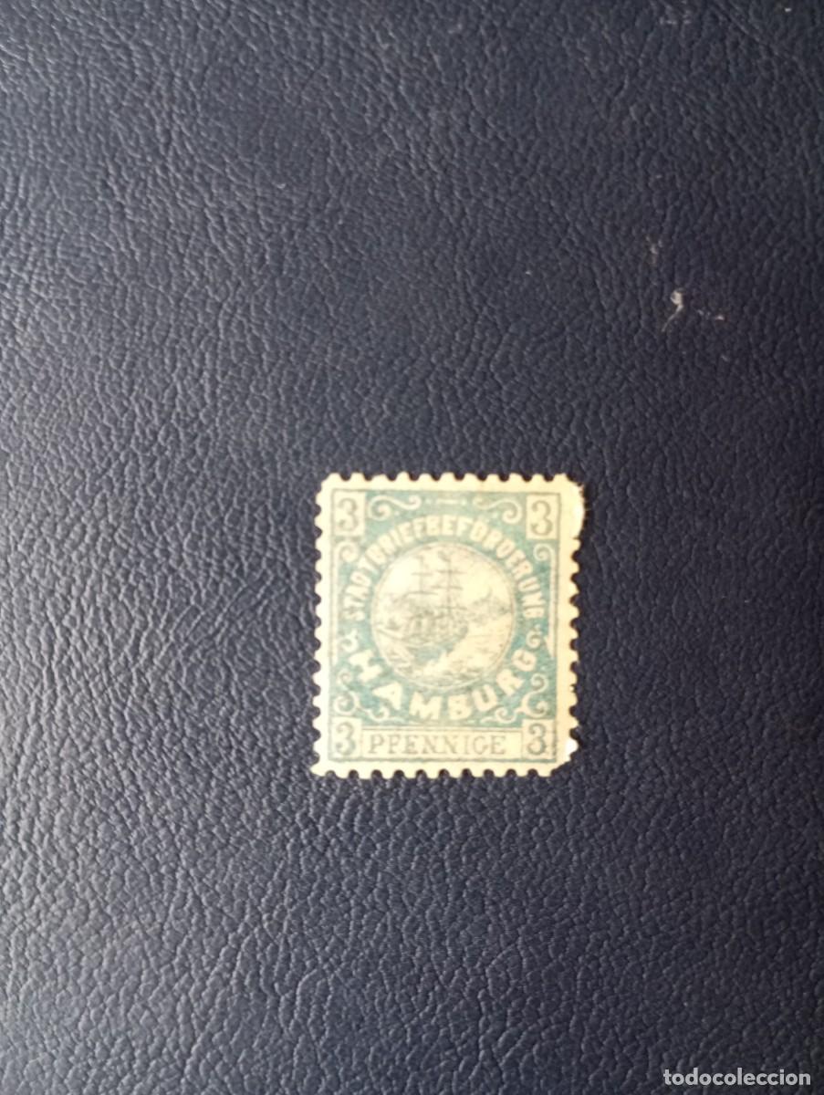 Stamps: ALEMANIA, LOCALES, HAMBURGO 1887