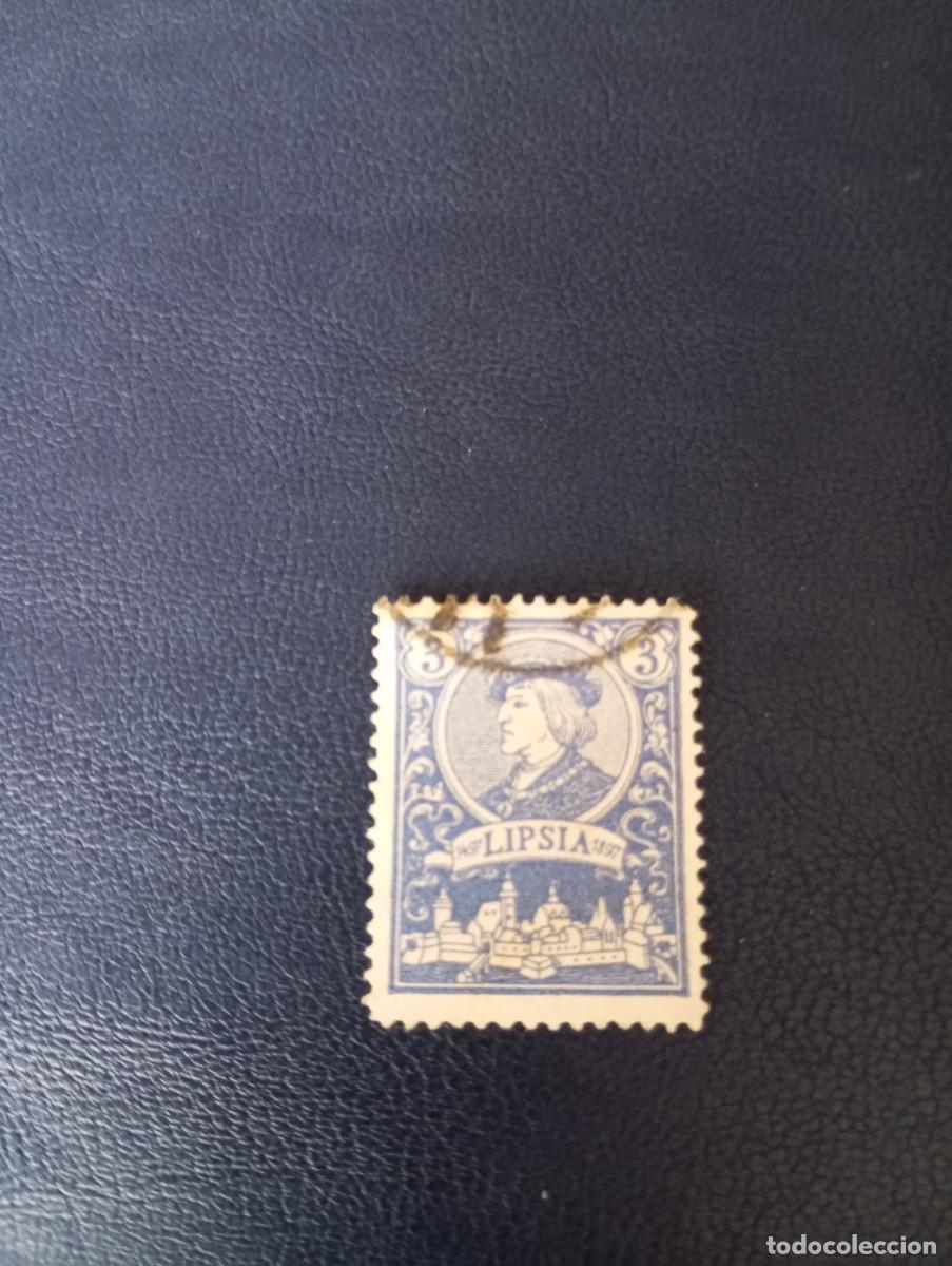 Sellos: ALEMANIA, LOCALES, LEIPZIG, 1897, 400 A&Ntilde;OS DE LA FERIA DE LEIPZIG