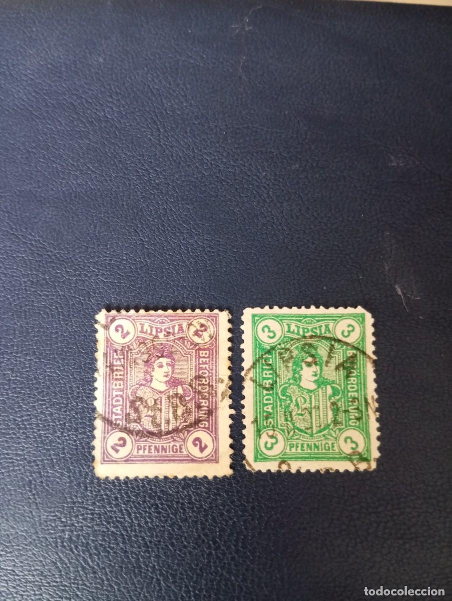 Sellos: ALEMANIA, LOCALES, LEIPZIG, 1894