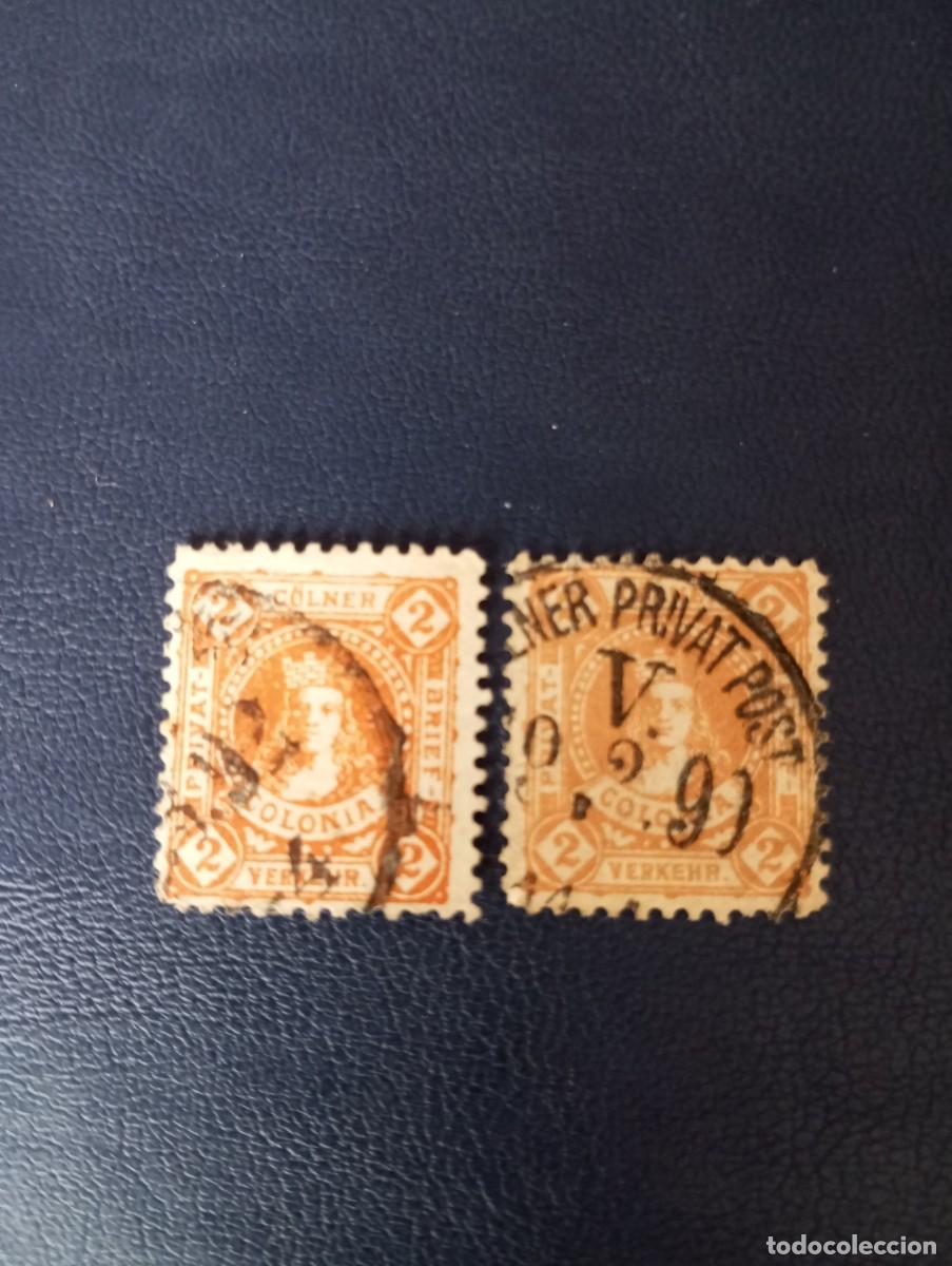 Sellos: ALEMANIA, LOCALES, COLONIA, 1888