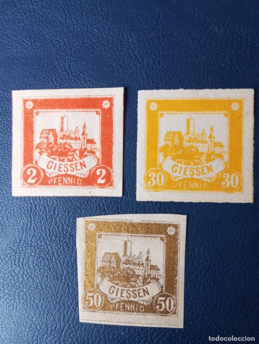 Sellos: ALEMANIA, LOCALES, GIESSEN, 1888