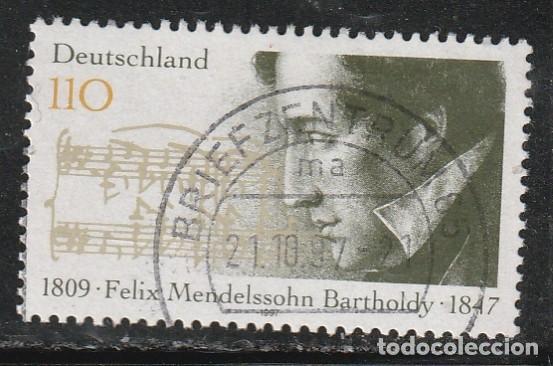 Sellos: ALEMANIA FEDERAL // YVERT 1785 // 1997 ... USADO