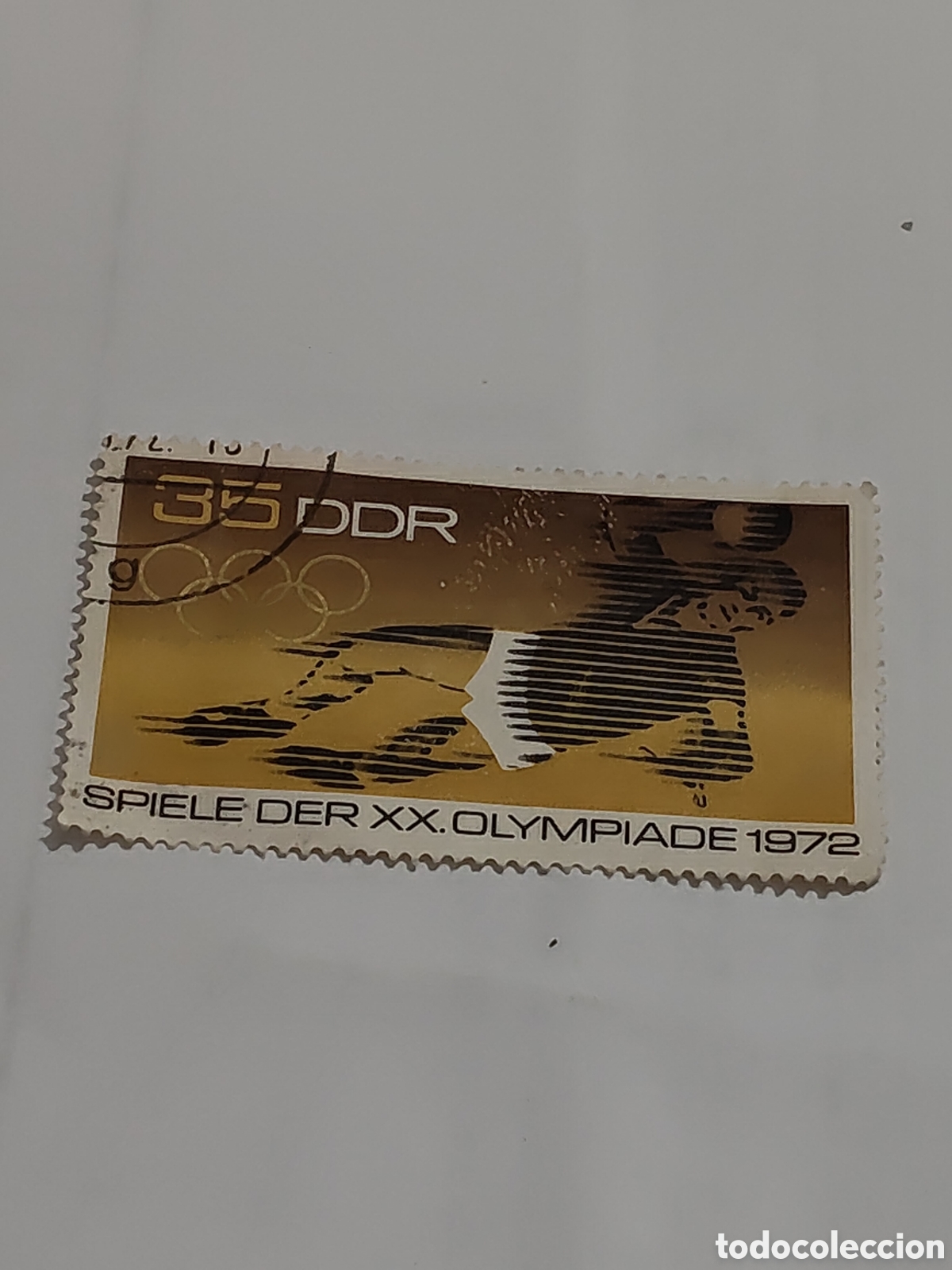 Sellos: Sello de la DDR juegos Ol&iacute;mpicos de verano Munich 1972