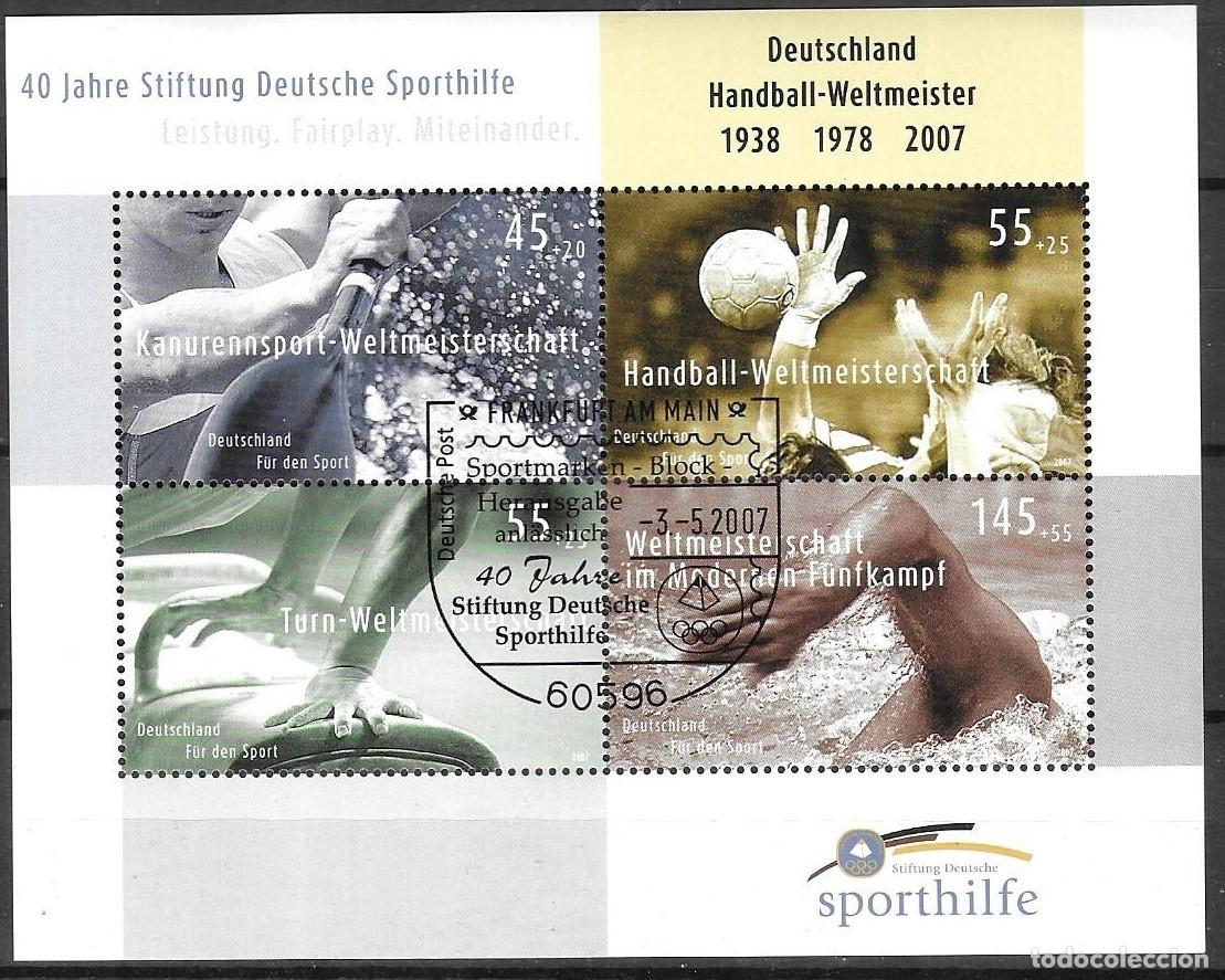 Stamps: HB USADA DE ALEMANIA 2007, YT 69