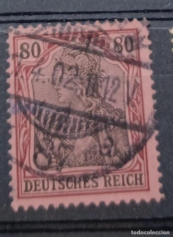 Selos: Alemania 1902 uso muy temprano