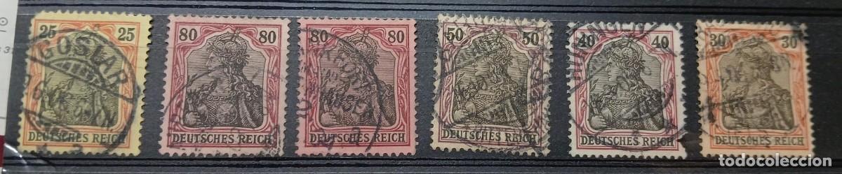 Selos: lote sellos Alemania 1902