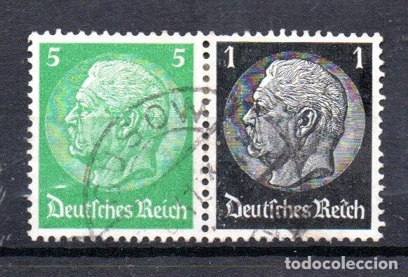 Stamps: ALEMANIA TERCER REICH. 1934. SE-TENANT. W 59 . HINDENBURG