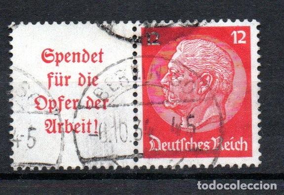 Selos: ALEMANIA TERCER REICH. 1934. SE-TENANT. W 61 . HINDENBURG