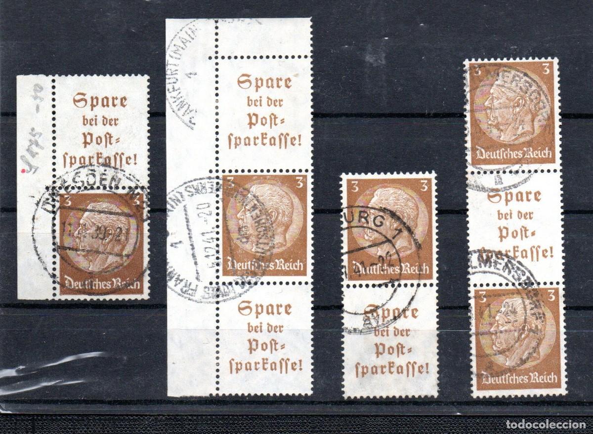 Selos: ALEMANIA TERCER REICH. 1939. SE-TENANT. S 175/178. HINDENBURG