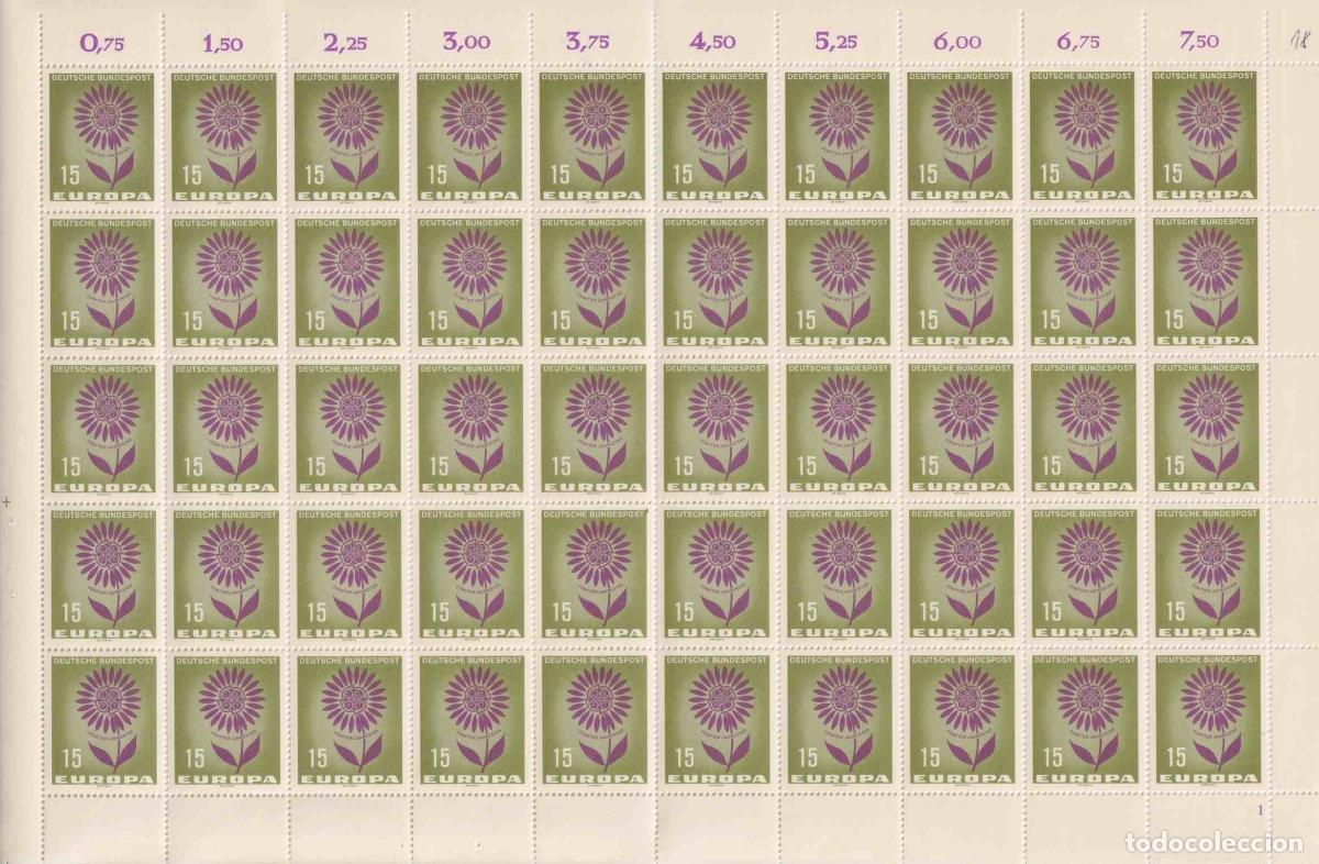Selos: F-EX62257 GERMANY MNH 1964 EUROPA CEPT COMPLETE 50 SHEET.