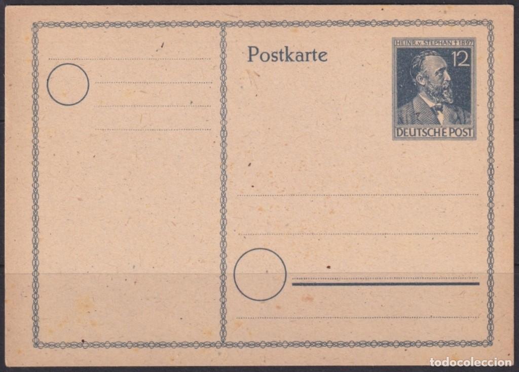 Sellos: F-EX66962 GERMANY 1946 POSTAL STATIONERY HEINRICH VON STEPHAN UPU.