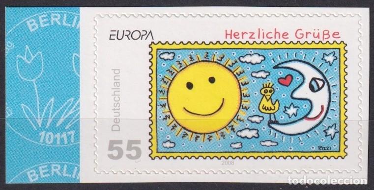 Sellos: F-EX66530 GERMANY MNH 2008 EUROPA CEPT LETTER RIZZI HOUSE ADHESIVE.