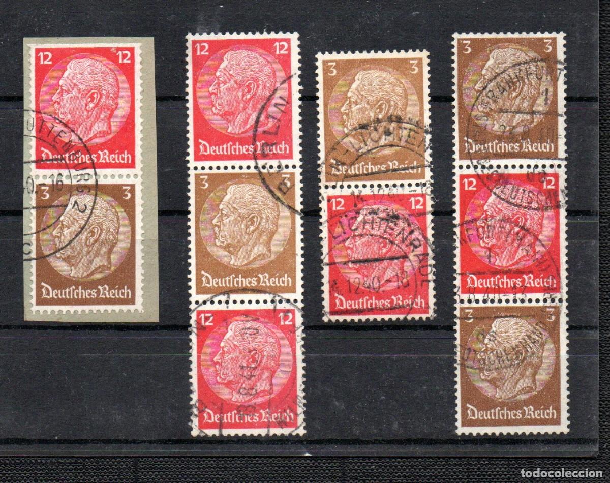 Selos: ALEMANIA TERCER REICH. 1939. SE-TENANT. S 179/182. HINDENBURG