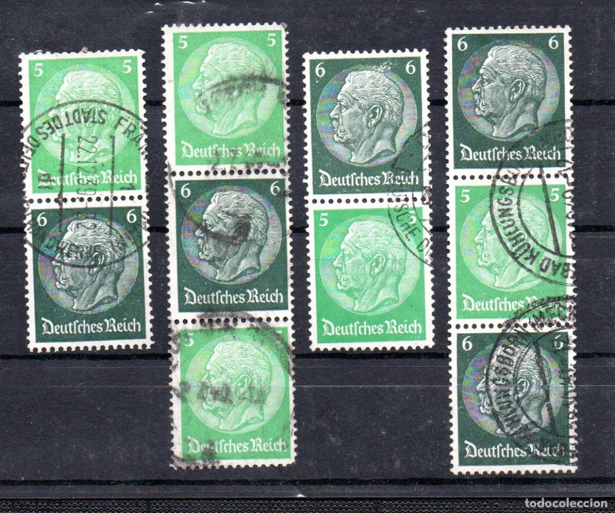 Selos: ALEMANIA TERCER REICH. 1939. SE-TENANT. S 187/190. HINDENBURG