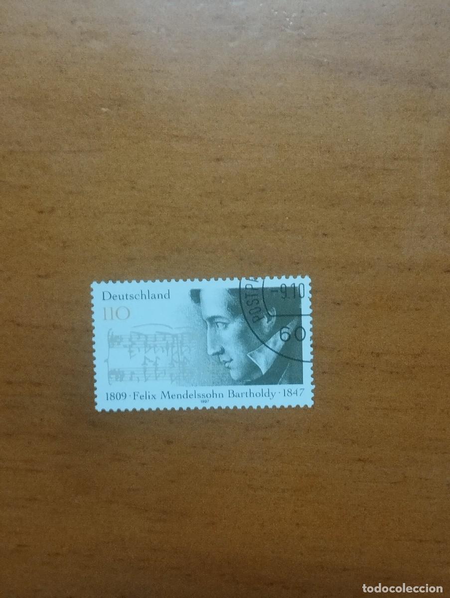 Sellos: 18.10/ Alemania Federal.1997. 110pf. Sello suelto en usado