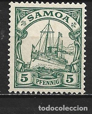 Sellos: SAMOA COLONIA ALEMANA YVERT NUM. 43 NUEVO SIN GOMA