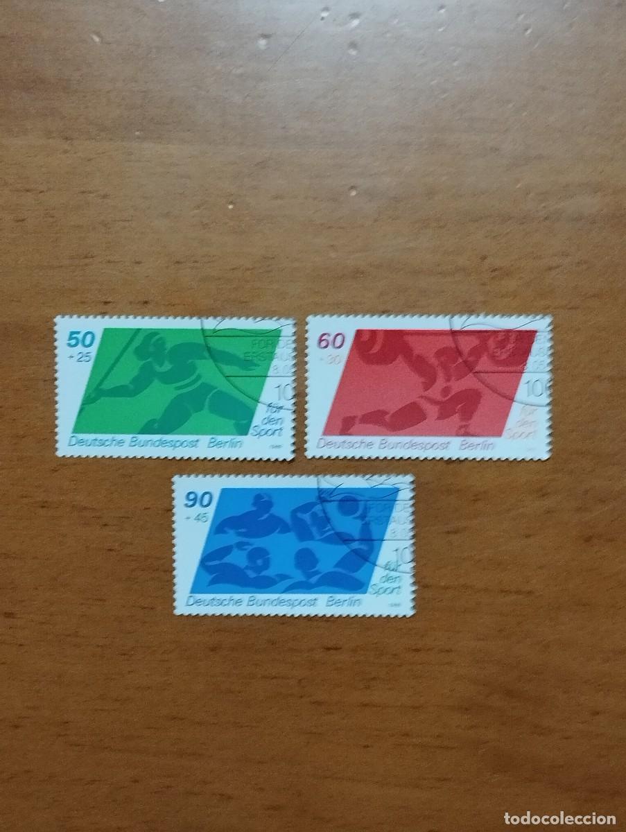 Sellos: 18.10/ Alemania Berl&iacute;n.1980. Serie completa en usado