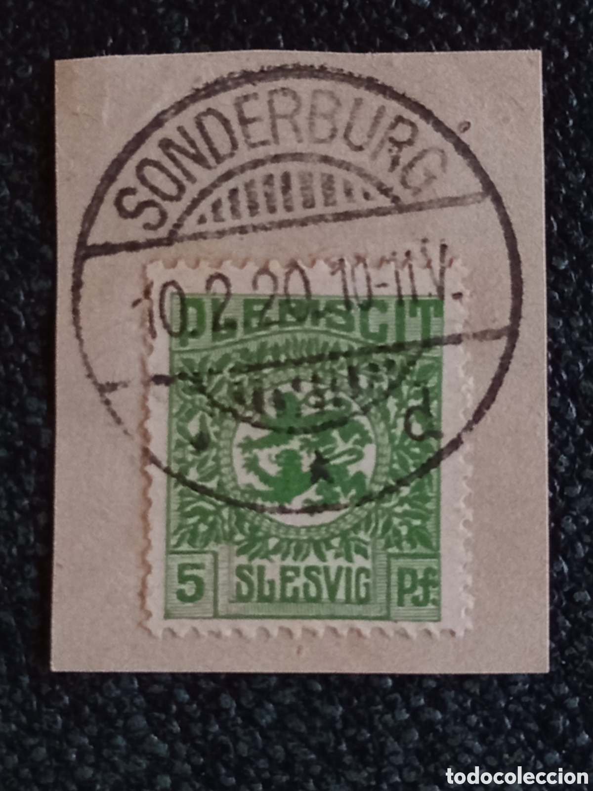 Sellos: Sello Schleswig Plebiscito 1920 5pf Usado Sonderburg - Cat&aacute;logo Michel N&ordm; 2