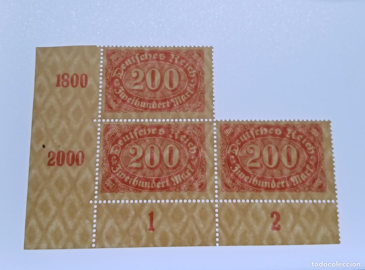 Sellos: Alemania 1922 M220 esquina