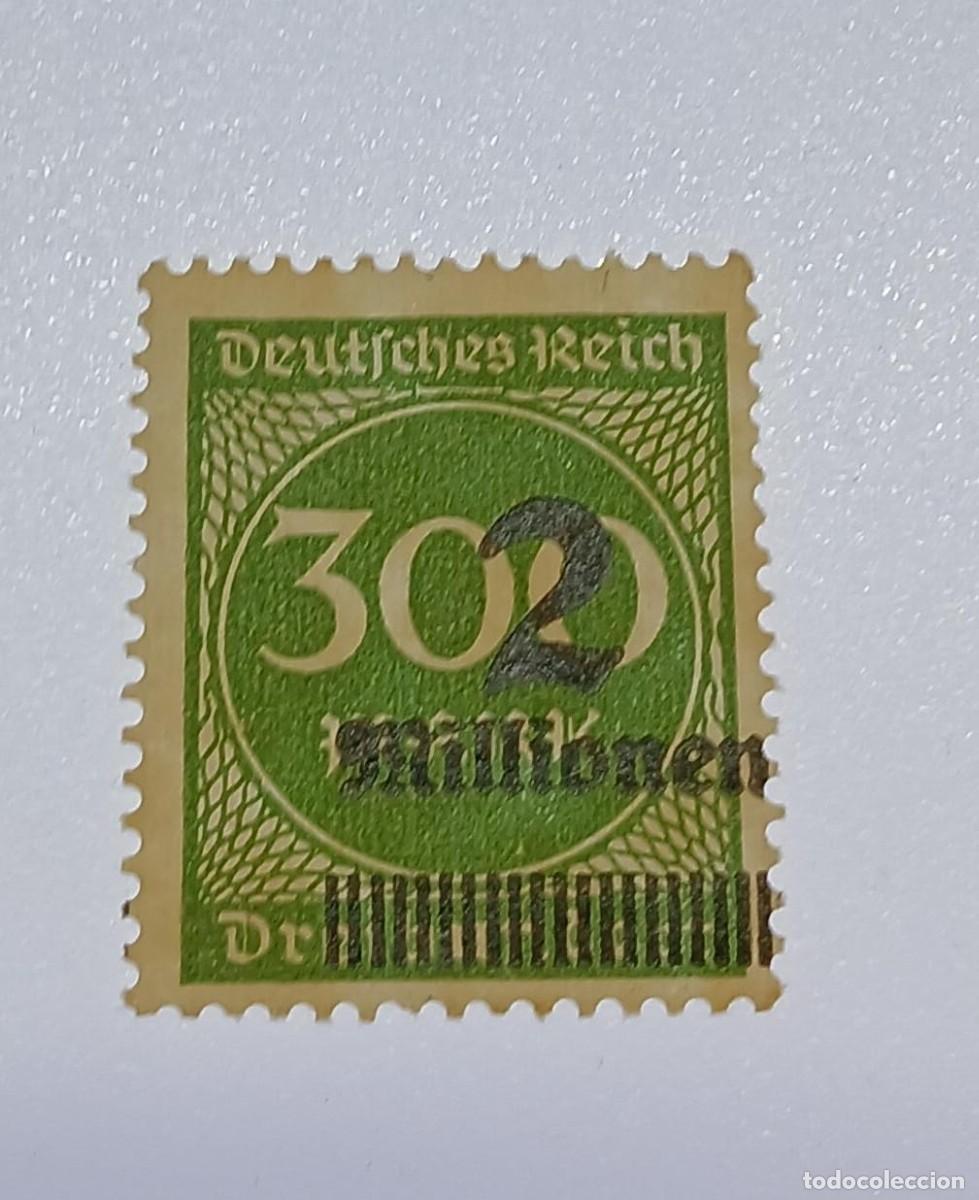 Sellos: Alemania 1923 M309 gran desplazamiento
