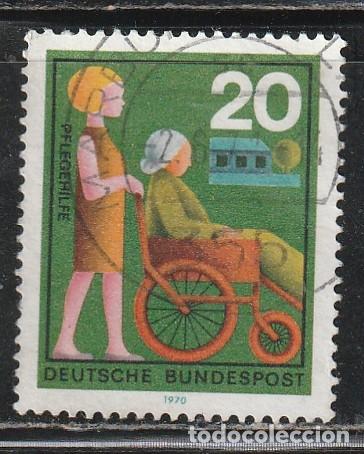 Sellos: ALEMANIA FEDERAL // YVERT 491 // 1970 ... USADO