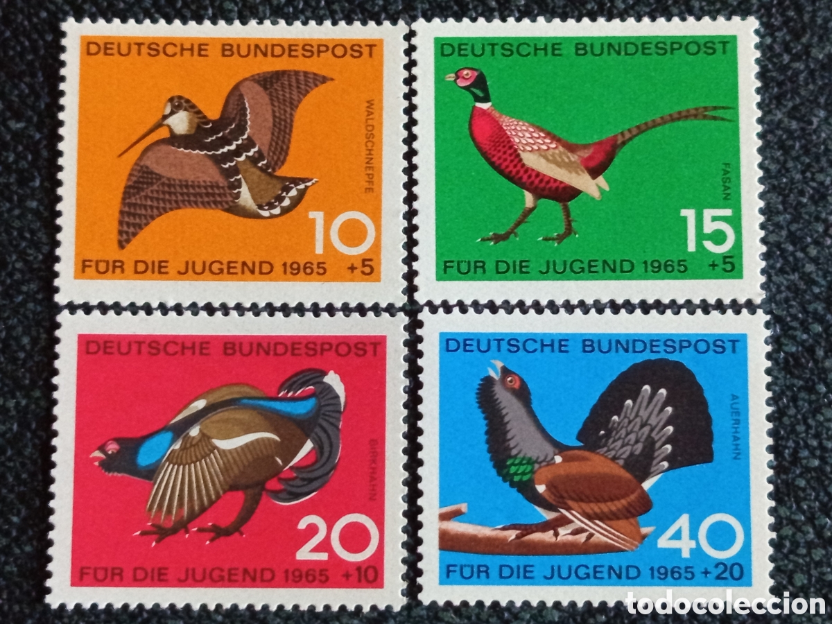 Sellos: Alemania Fed. 1964 Bienestar Cuento Bella Durmiente MNH (Cat&aacute;logo Scott #B400-03 / Michel #447-50)